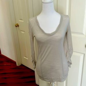 CK tunic with ruched sleeves